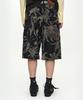 ADSB ANDERSSON BELL Flower Overlay Cargo Shorts Apa902M(Black/Beige)