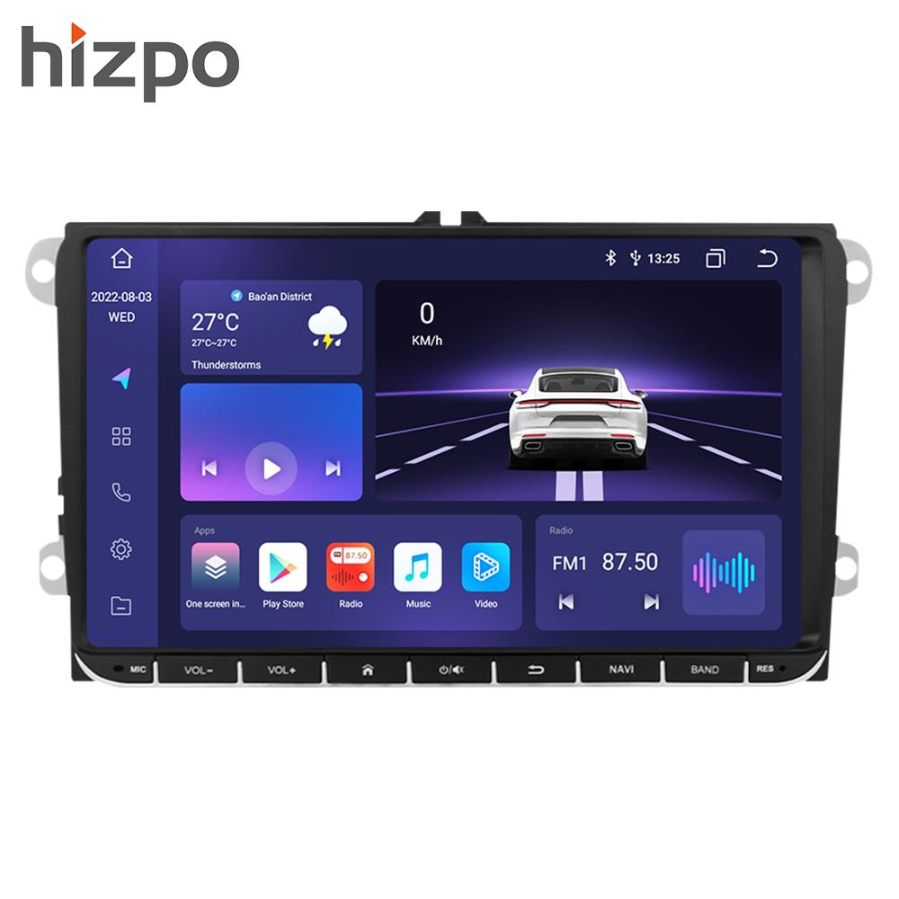 Автомобильная магнитола Hizpo Octa Core 9 дюймов Android AutoRadio для Volkswagen VW Passat B6 B7 CC Tiguan Touran GOLF POLO Carplay 4G Автомобильный мультимедиа GPS 2din стерео