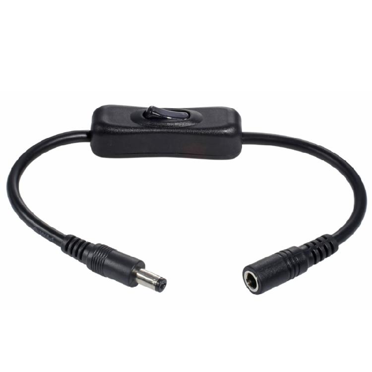 30cm Male to Female 5.5x2.5/5.5x2.1mm Plug DC Power Adapter Cable Extension Cord
