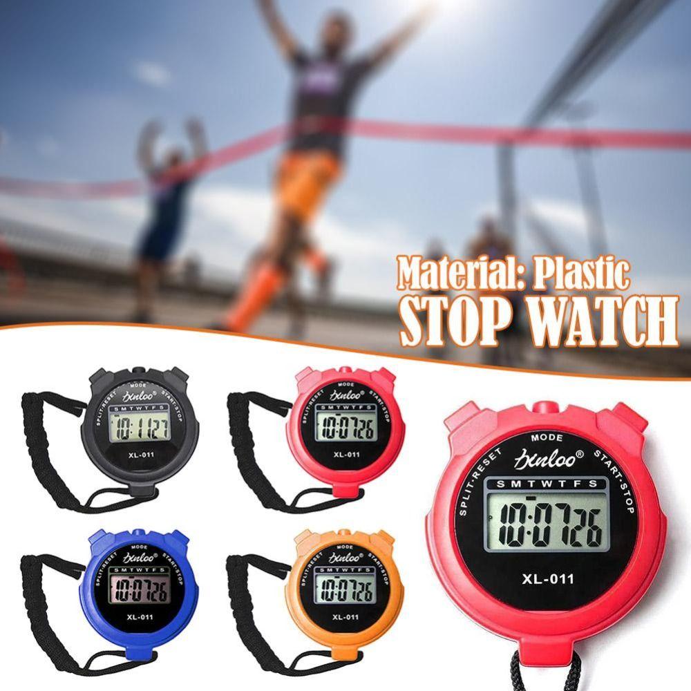 with String Sports Stopwatch Handheld Stop Watch Multifunctional Stopwatch Counter Outdoor