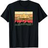 Alien UFO Ancient Egyptian Pyramids Space Science Fan T-Shirt