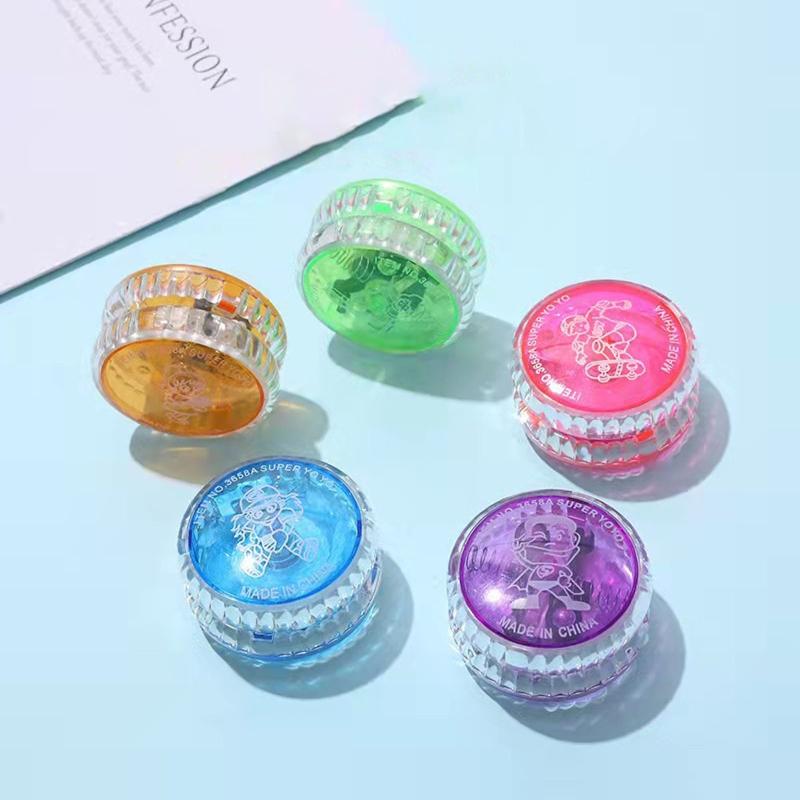 Детская игрушка-мяч йо-йо с высоким откликом, светодиодный мяч йо-йо, детский бросок, возврат, развивающий палец, подарок, игрушка для координации рук и глаз