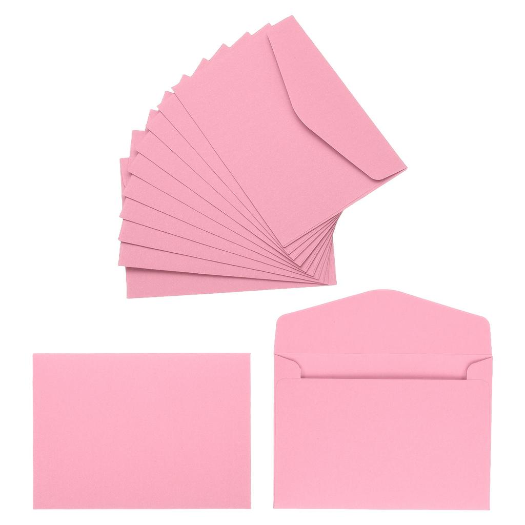 120Pcs Mini Envelopes 110GSM Paper Colored Card Holder for Sealing Wax Business Mailing Invitations Greeting Weddings Party Gift