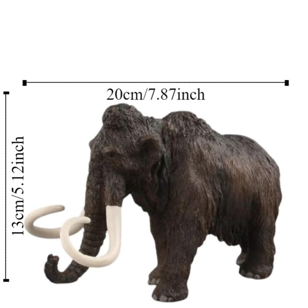 Collectible Simulation Elephant Action Figures Handmade Elephant Miniatures Figurine Children Toys