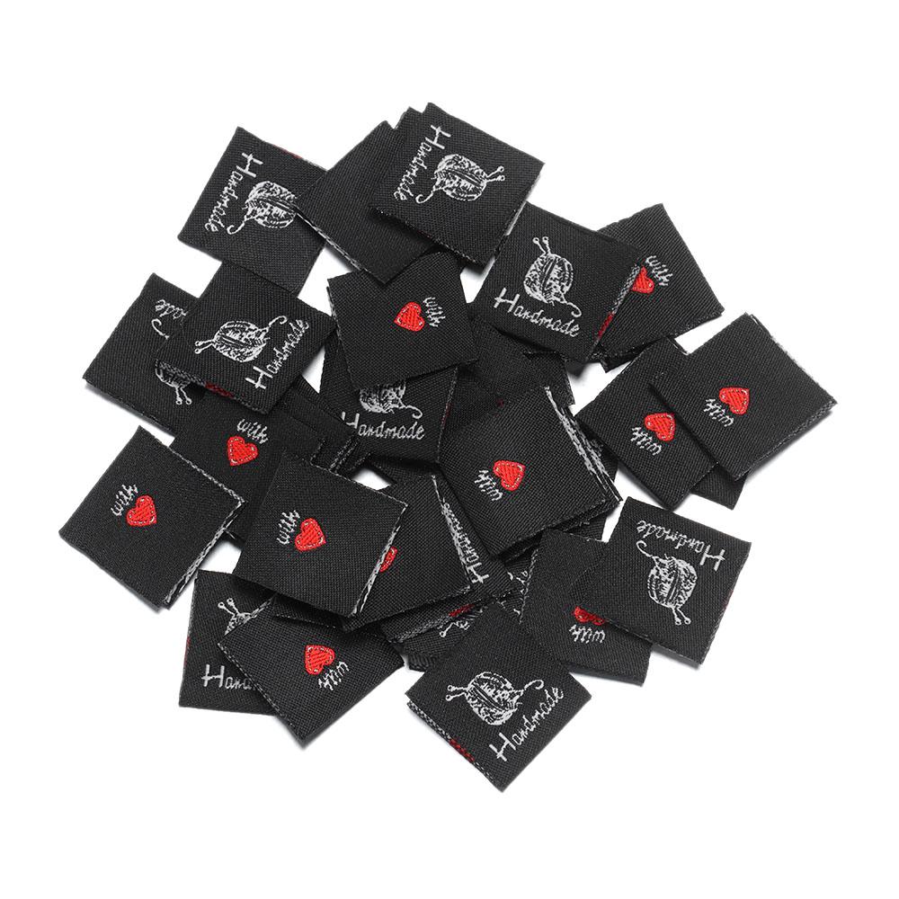 50 шт. DIY Плетеные принадлежности Моток вязальной шерсти Бирки для одежды Аксессуары для одежды Ручная работа С любовью Бирки для одежды