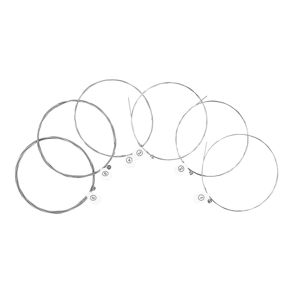 Высокоуглеродистая легированная никелевая сталь 6 шт. струны для электрогитары 010 046 дюймов серебряная оплётка профессиональные студийные сценические долгий срок службы яркий тон