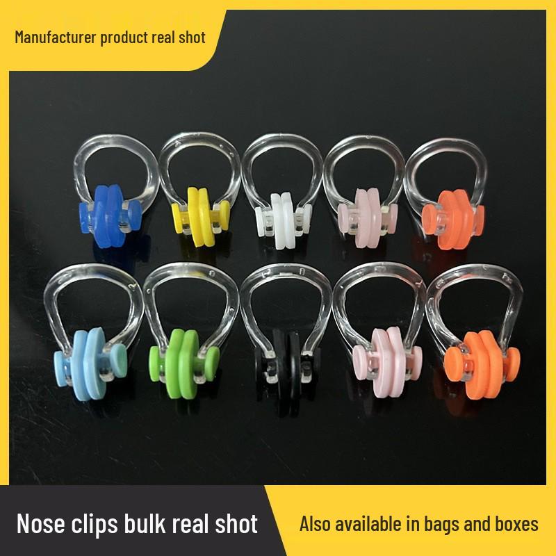 Универсальный силиконовый водонепроницаемый противоскользящий зажим для носа для плавания для взрослых и детей