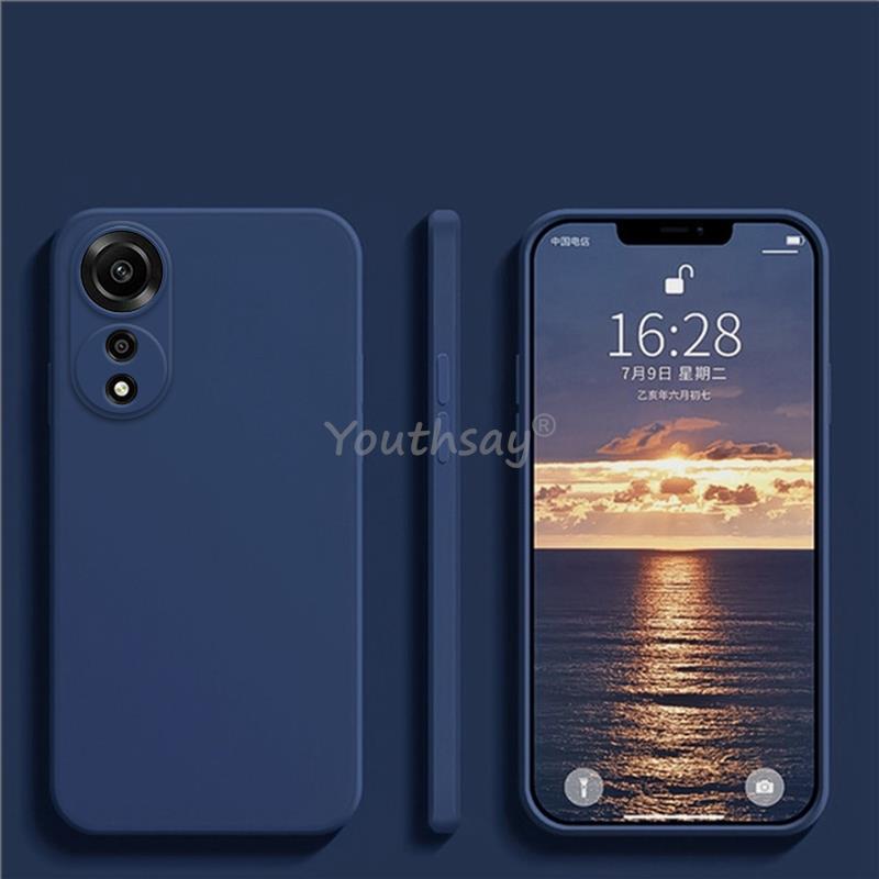 Для OPPO A78 чехол силиконовый жидкий для OPPO A78 чехол простой резиновый TPU защитный противоударный чехол для телефона OPPO A78 4G чехол