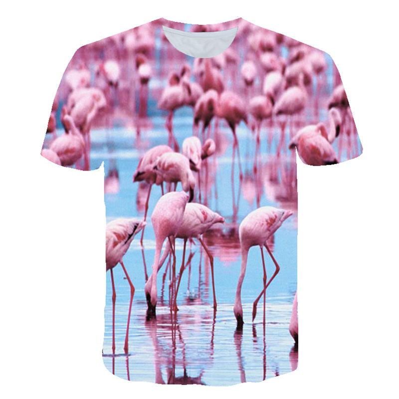 Мужская футболка с короткими рукавами и принтом животных, круглый вырез, повседневная спортивная мужская футболка-пуловер