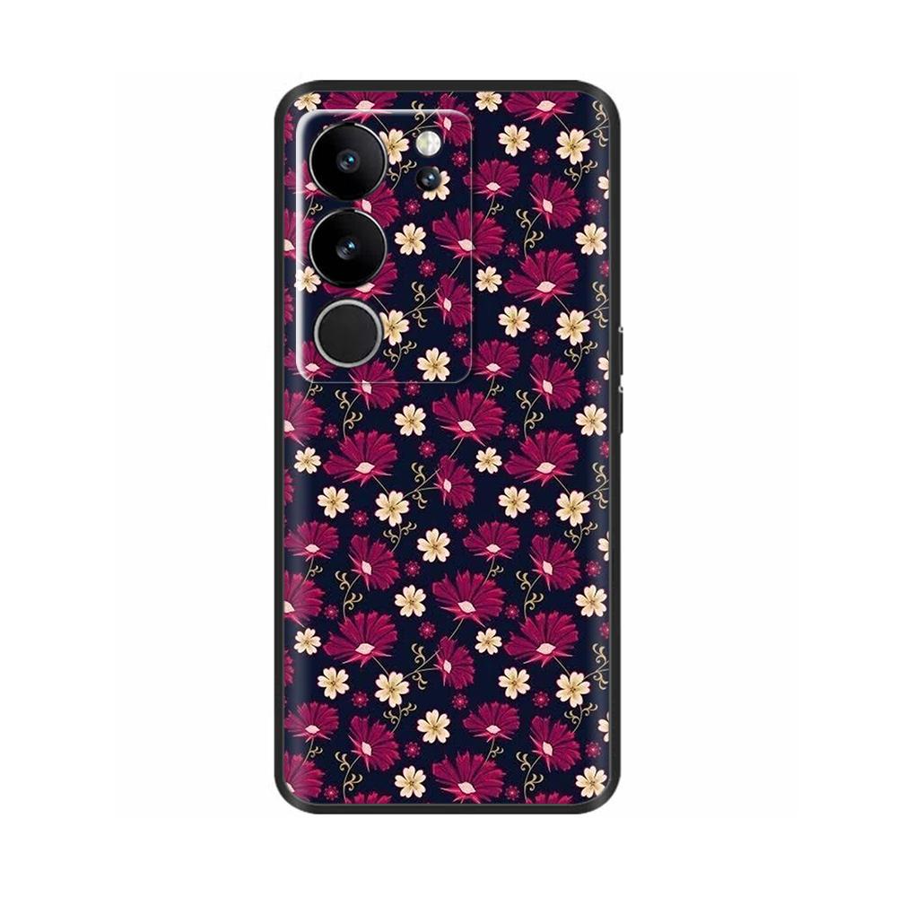 Чехол для Vivo V29 6.78'' Силиконовый ударопрочный корпус Мягкая ТПУ крышка для телефона Для Vivo V29 5G Fundas v 29 Чехлы Черный Бампер Capa Милый