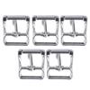 5Pcs Belt Buckle Simple Stylish Easy Installation Metal Buckle Replacement for Making Bags Wallet