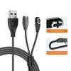 Магнитный USB-кабель для зарядки 2-в-1 для наушников с 2 контактами / для умных часов с 4 контактами Быстрая зарядка Портативный