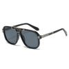 Glasses Retro Double Beam Pilot Sunglasses Square Sunglasses Men'S Versatile Driving
