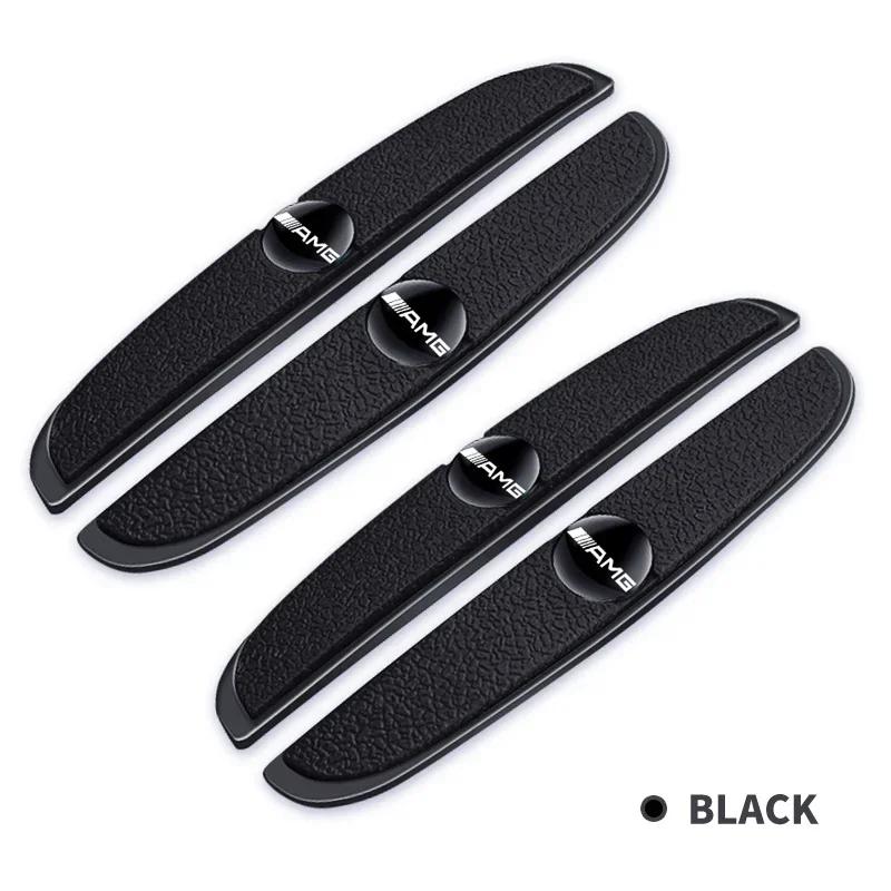 Car Sticker 4Pcs Car Door Bumper Rubber Anti-collision Stickers For Mercedes Benz AMG W206 W204 W205 W212 W213 W221 W222 W223 W2