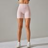 Европейские и американские новые нюдовые шорты для йоги – женские, с двусторонней ворсистой тканью, плотные эластичные, трехточечные, с дизайном «персиковые ягодицы».