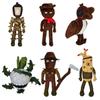 25СМ НОВЫЕ ДВЕРИ На улице Плюшевые Двери Игры Плюшевая Игрушка Ужасы Морковь Садовник Набивная Кукла Хэллоуин Вечеринка Декор Дома Мягкая Игрушка Подарок