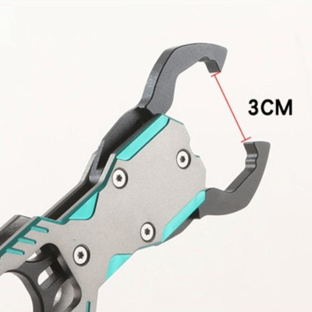 Aluminum Alloy Fishing Grabber with 40lb Scale Fish Holder Fish Lip Gripper  Catch and Release