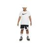 Nike Детские шорты для баскетбола Dri-FIT с цветными блоками, принтом логотипа и шнуровкой, черные DM8186010