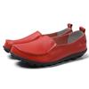Women Flats Genuine Leather Fashion Footwear Women Shoe Moccasins Shoes Women Slip On Flat Shoes Soft Plus Size Tenis Feminino
