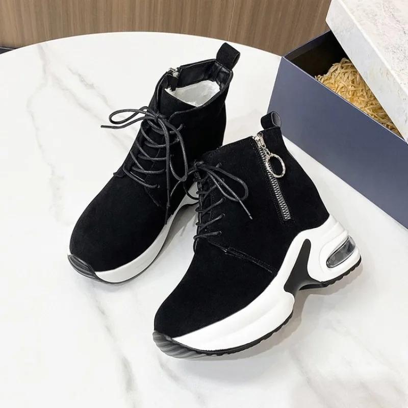 Женские кроссовки на платформе Женская обувь Повседневная женская обувь на танкетке Basket 2024 Обувь для тенниса Женские толстые женские летние кроссовки