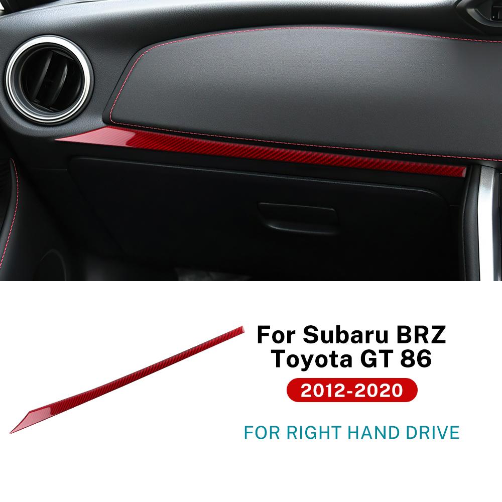 Carbon Fiber Style Interior Moulding for Subaru BRZ Toyota GT86 2012-2020 LHD RHD Dashboard Strip