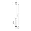 Pablo black hanging lamp