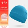 Шапка Yousheng Winter Inner Layer Hat Высокоэластичная однотонная флисовая вязаная шапка без полей для активного отдыха на природе Катание на лыжах Велоспорт