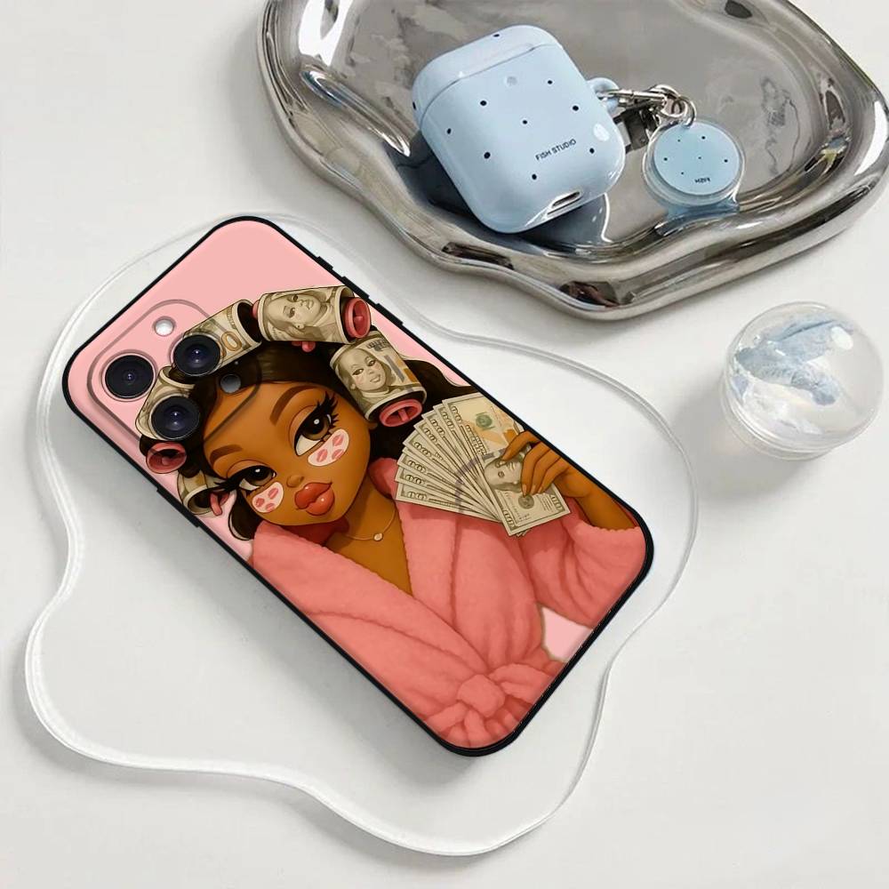 Модный Чехол для Телефона B-Bratz D-Doll Чехол для Телефона Для Iphone 17 16 15 11 13 14 Pro Max X Xr Xs Max 12mini Черный Чехол
