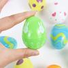 Children's Toys Colourful Easter Egg Fillable Easter Egg Plastic Assorted Eggs DIY Educational Toys
