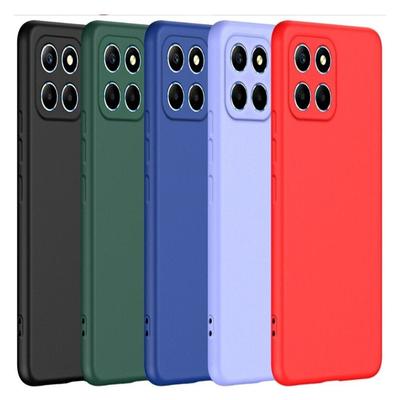 Гибкий чехол из жидкого силикона ТПУ для Honor X8b X7b 5G X6b X9b X9a X8a X7a X6a X8 X6 X5 Plus Защитная накладка Fundas Coque Capa