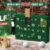 Christmas Countdown Christmas Countdown Decor 24 Boxes Accessory Set Golf Themed Design for Men Women Boys Girls Stocking