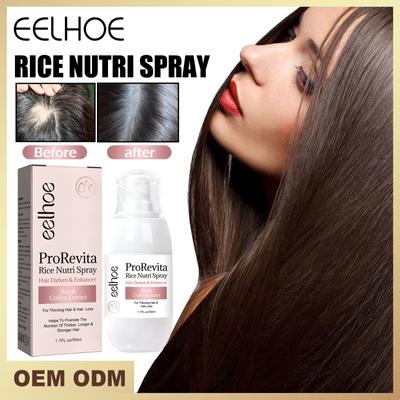 Сыворотка с ферментированной рисовой водой, натуральная нежная рисовая вода, эссенция для волос с ферментированной рисовой водой, сыворотка для роста волос для истонченных волос, 50 ​​мл
