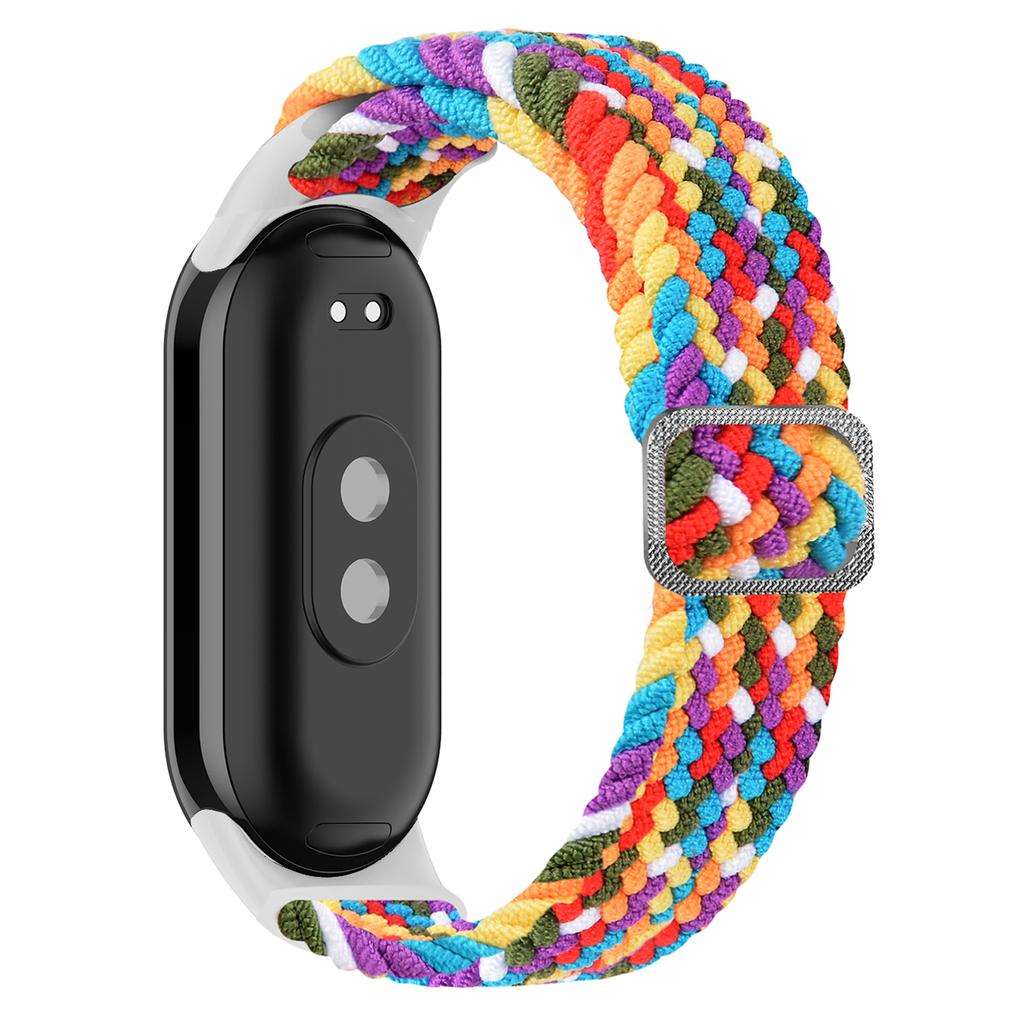 For Xiaomi Smart Band 9 NFC/9/8 NFC/8 Stretchy Nylon Watch Band Adjustable Braided Sport Strap