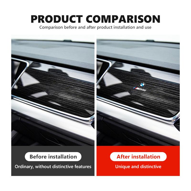 2026 Hot Car Logo Sticker Emblem Auto Body Decal Decor Accessories For BMW M Sport M2 M3 M4 M5 M6 E46 E90 E60 F10 F20 E87 X3 X6