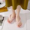 Women's Slippers Hot Sale Wedge Sandals Summer Womens Beach Shoes Lightweight Super High Heel Flip Flops Comfortable Women Shoes