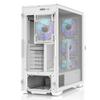 ZALMAN Z10 DUO WHITE 120mm Mid Tower ATX PC Case with 4 ARGB GPU Vertical and RGB Controller CS8759 Fans, Unit,