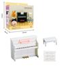 Dollhouse Furniture Set Doll House Bathroom/Kitchen/Fridge/Washing Machine Laundry Kids Doll House Miniature Pretend Play Toys