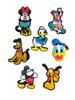 Джибитсы Микки Маус Mickey Mouse Дисней Jibbitz 7 шт аксессуары крокс украшение