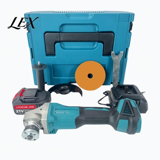 Cordless Metal Trimming Tool Lithium Brushless Angle Grinder, Adjustable Speed High Torque Electric Grinder Tool, 950W 8000RPM Automotive Sheet Repair