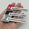 2026 3D Aluminum Car Letters Supercharged Logo Car Rear Trunk Fender Emblem Badge Stickers Decals For AQ4 A Series Q S SQ RS Series