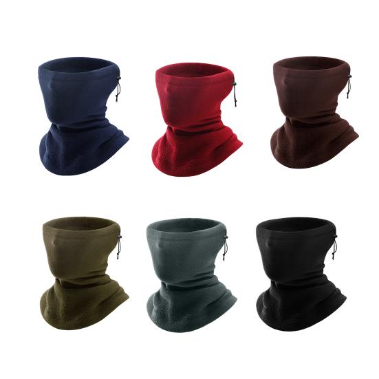 Winter Neck Gaiter Warmer for Men Women Windproof Fleece Lined Thermal Face Cushion Scarf Cold Weather Sport Accessory