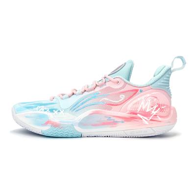 Сумка для покупок Li Ning Speed 9, Мятно-сладкая сетка, Амортизация, Низкие баскетбольные кроссовки, Мужские, Розово-синие, ABPT001-6(Team1004-LD)
