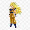 Patches For Clothes Bag Iron On Thermal Stickers Goku Ssj3 Dokkan Battle Goku Gohan Pattern Washable Heat Transfer