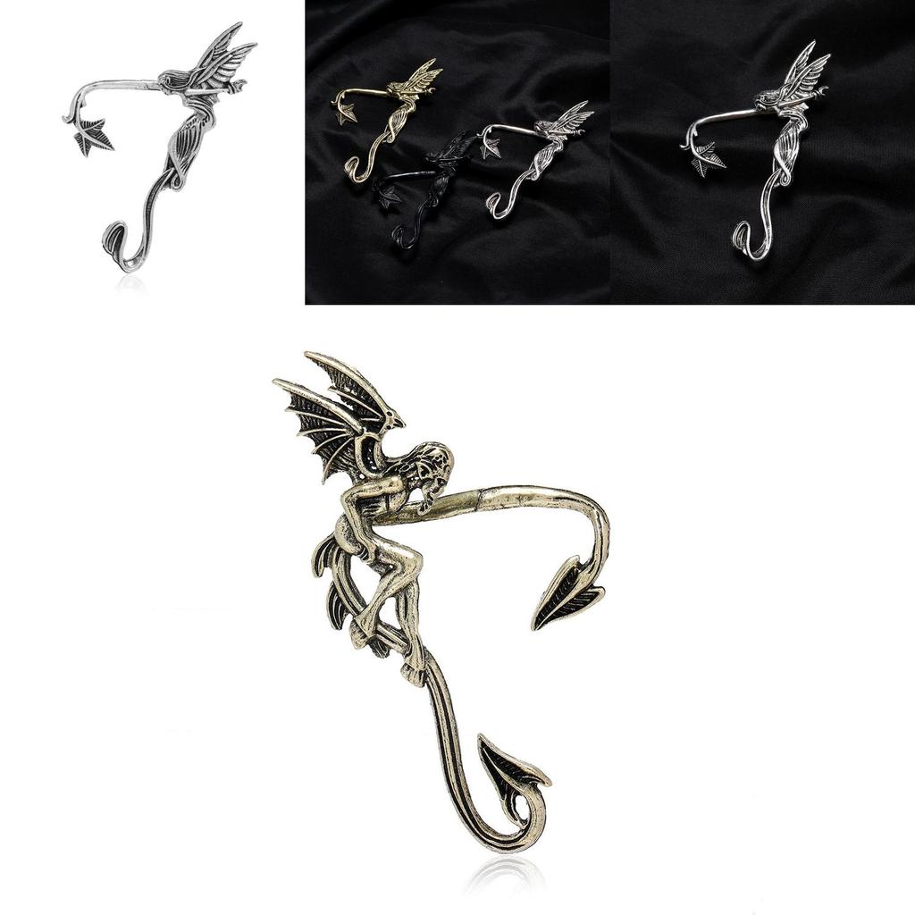 Gothic Punk Earring Cuff Jewelry With Alloy Material For Women