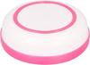Plat Cuisines Tataway Bol en Plastique Rose et Blanc Disney pour Filles Princesses Cendrillon Ariel Belle avec Base Antidérapante