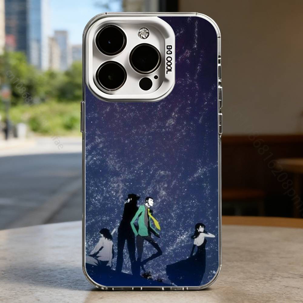 Аниме L-Люпен III Белый ударопрочный чехол для телефона для iPhone 16,15,14,13,12,11,Pro,XS,Max,Plus,Mini,SE