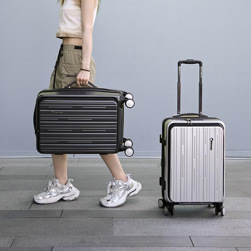Diplomat 20-Inch Expandable Carry-On Spinner Suitcase