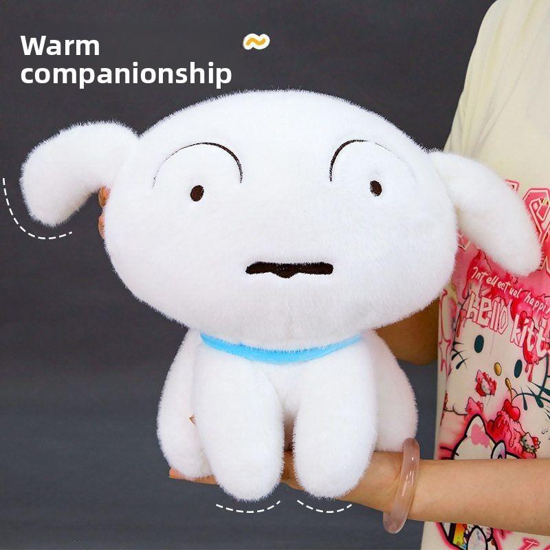 Crayon Shinchan Nohara Shiro Plush Toy Dog Stuffed Animal Gift For Kids Collectors