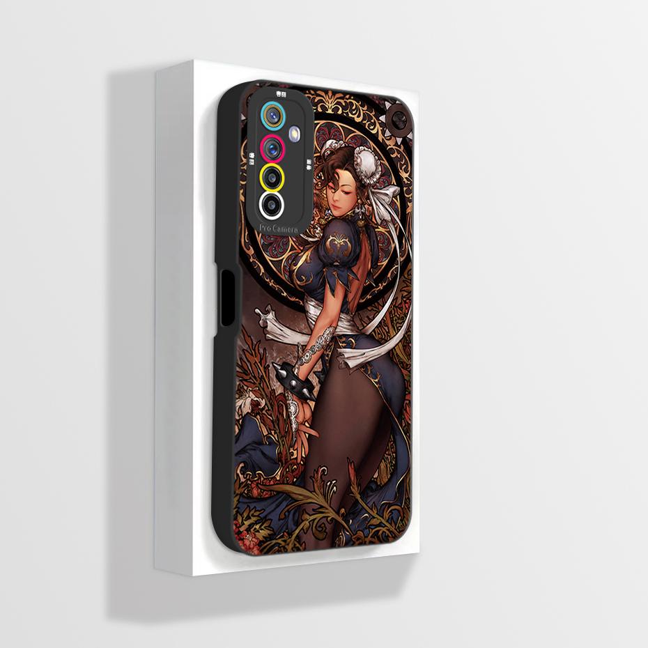 For Realme 6 Pro RMX2063 Case Realme 6 RMX2001 Phone Case Aesthetic Cartoon Astronaut ShockProof Soft Silicone Back Cover Fundas