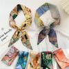 New Scarves Silk Scarves Women'S Spring And Autumn Season Long Decorative Professional Scarves Summer Thin Styles Paired With Shirts Stylish
